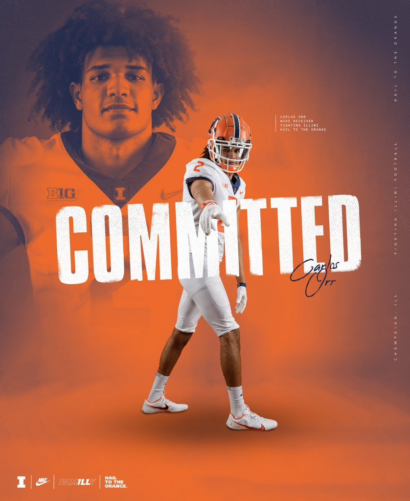 Carlos Orr Makes It Official and Commits to the Illini