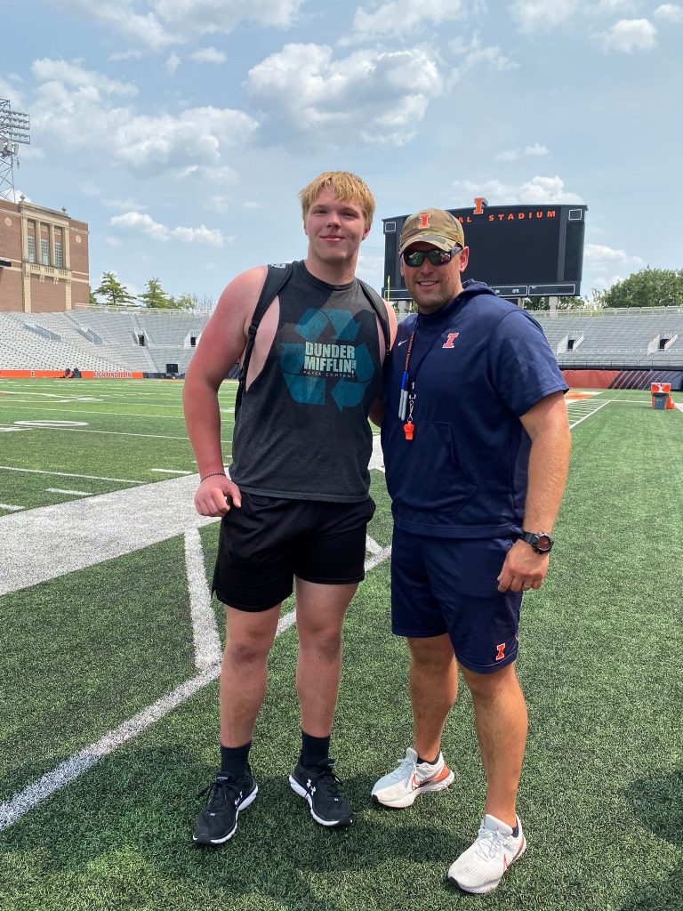 Illini 2025 OL Target Griffin Rousseau Seeking an Honest Assessment