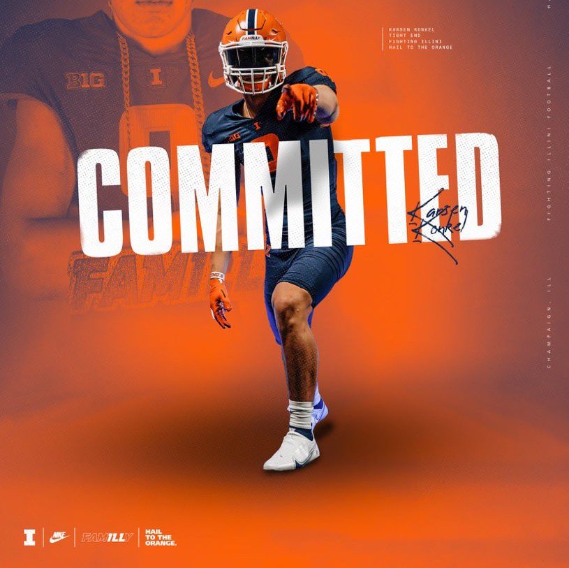 Recruiting: Karsten Konkel Becomes 4th In-State to Illini’s 2024 Recruiting Class