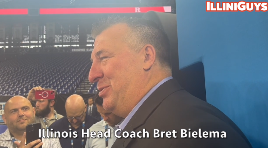 Watch: Illini Coach Bret Bielema Talks At Big Ten Media Days