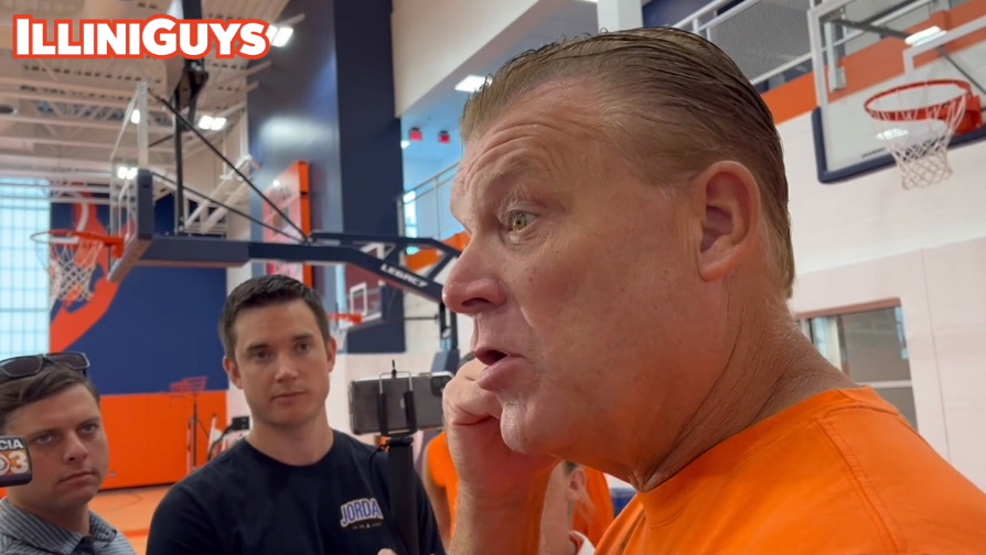 Watch: Illini Coach Brad Underwood Talks About Final Practice Before Trip To Spain