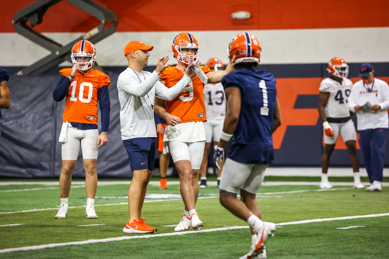 “I know what he wants” - Illini OC Barry Lunney Jr. On Same Philosophical Page With Bielema