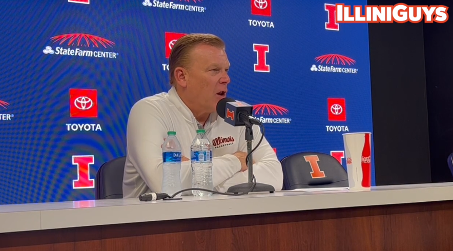 Watch: Illini coach Brad Underwood's postgame presser after exhibition win over Ottawa