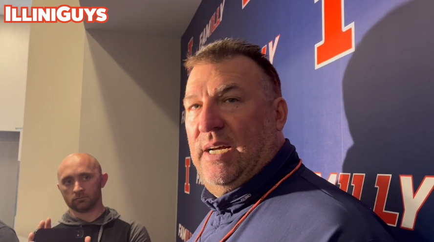 Watch: Bret Bielema talks to reporters during off-week