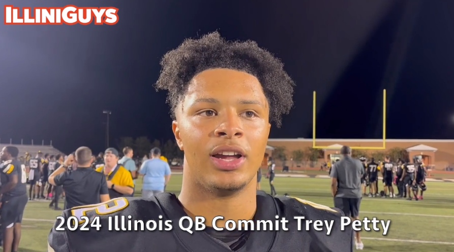 Watch: Illini 2024 QB commit Trey Petty talks with IlliniGuys' Matt Stevens