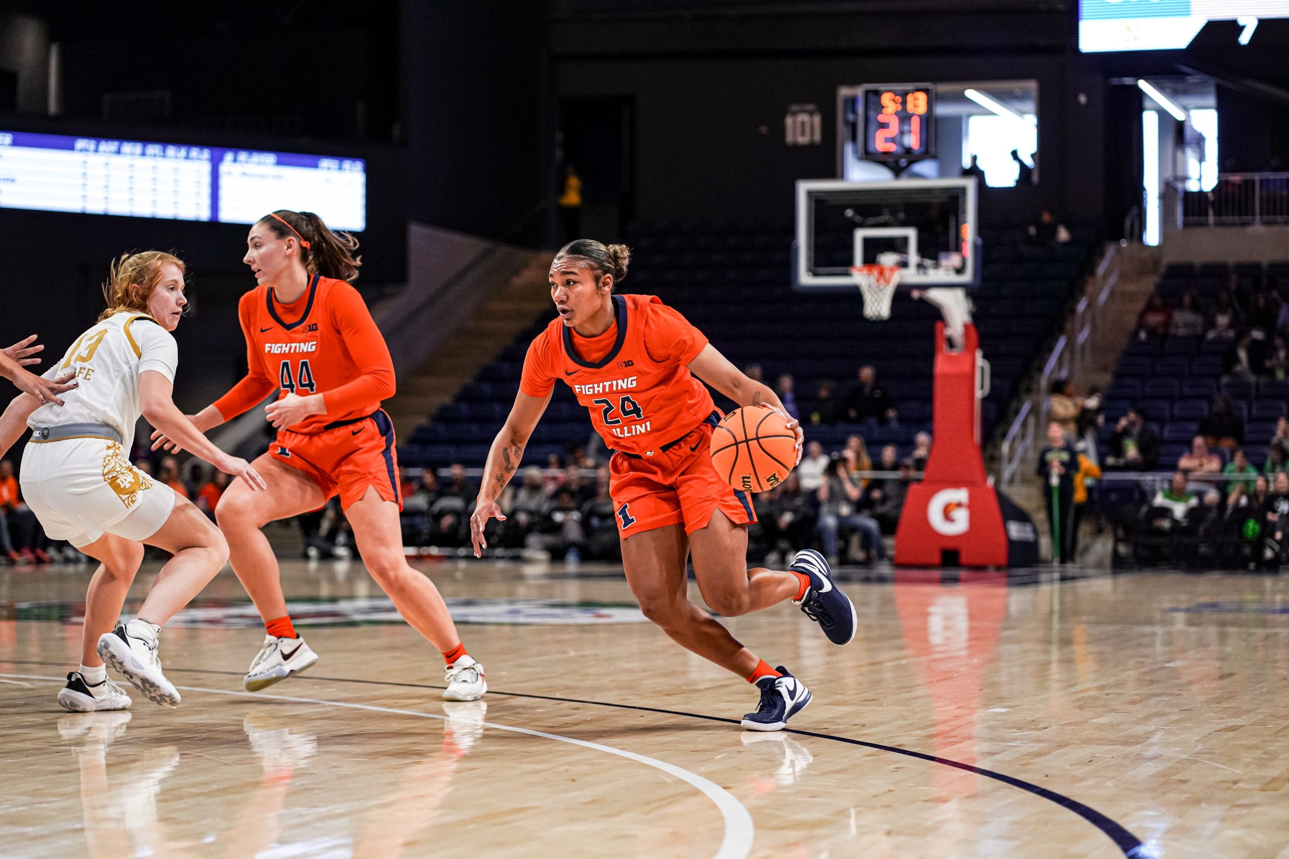 Turnovers Plague Illini In Marquee D.C. Clash With #16 Notre Dame
