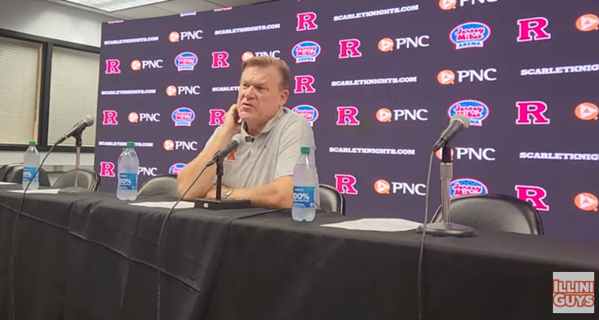 Watch: Illini coach Brad Underwood talks about road win over Rutgers