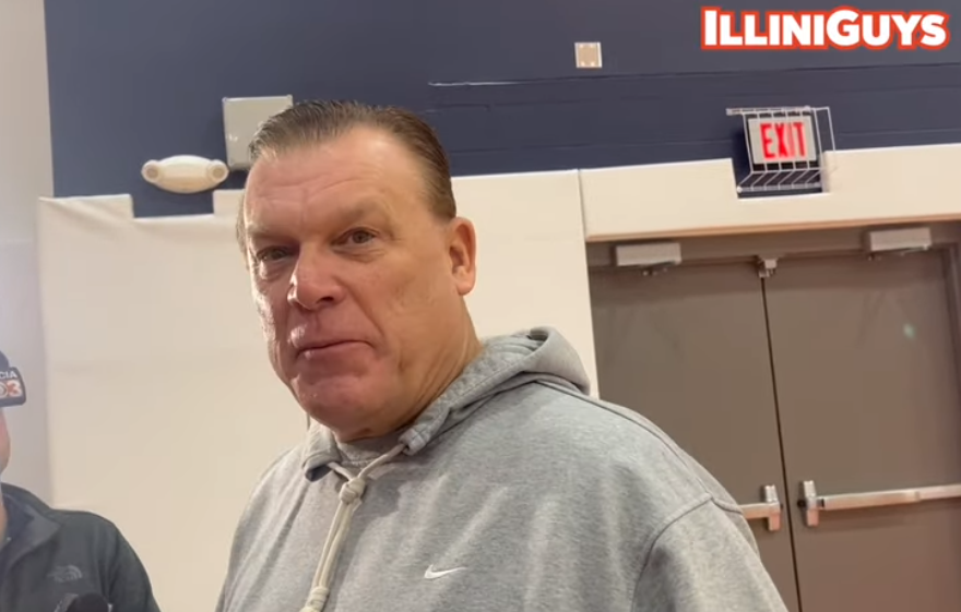 Watch: Illini coach Brad Underwood talks before Northwestern game