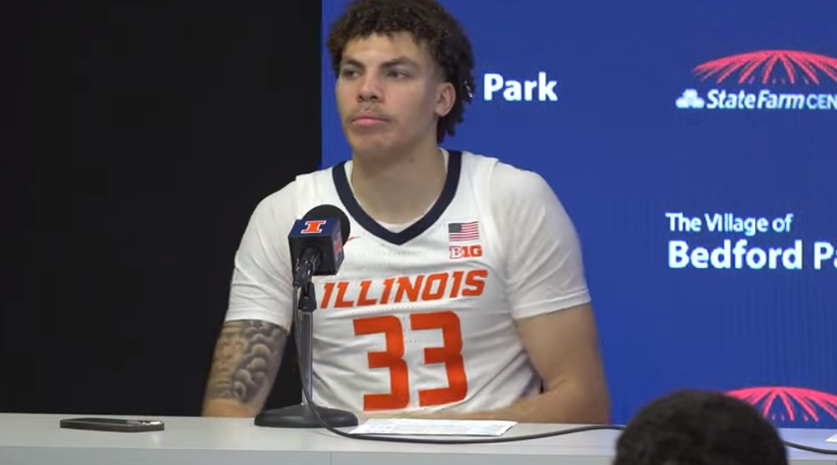 Watch: Illini coach Underwood, players talk Colgate postgame