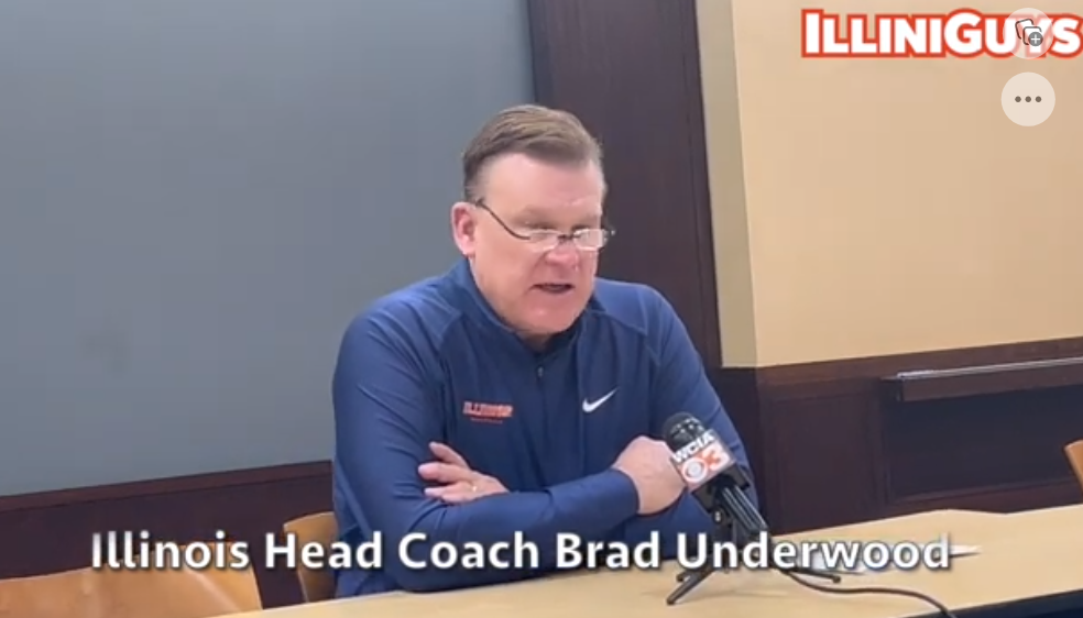 Watch: Illini coach Brad Underwood talks about win at Michigan