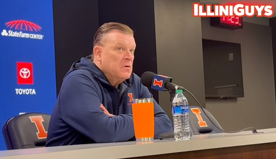 Watch: Illini coach Brad Underwood previews Nebraska game