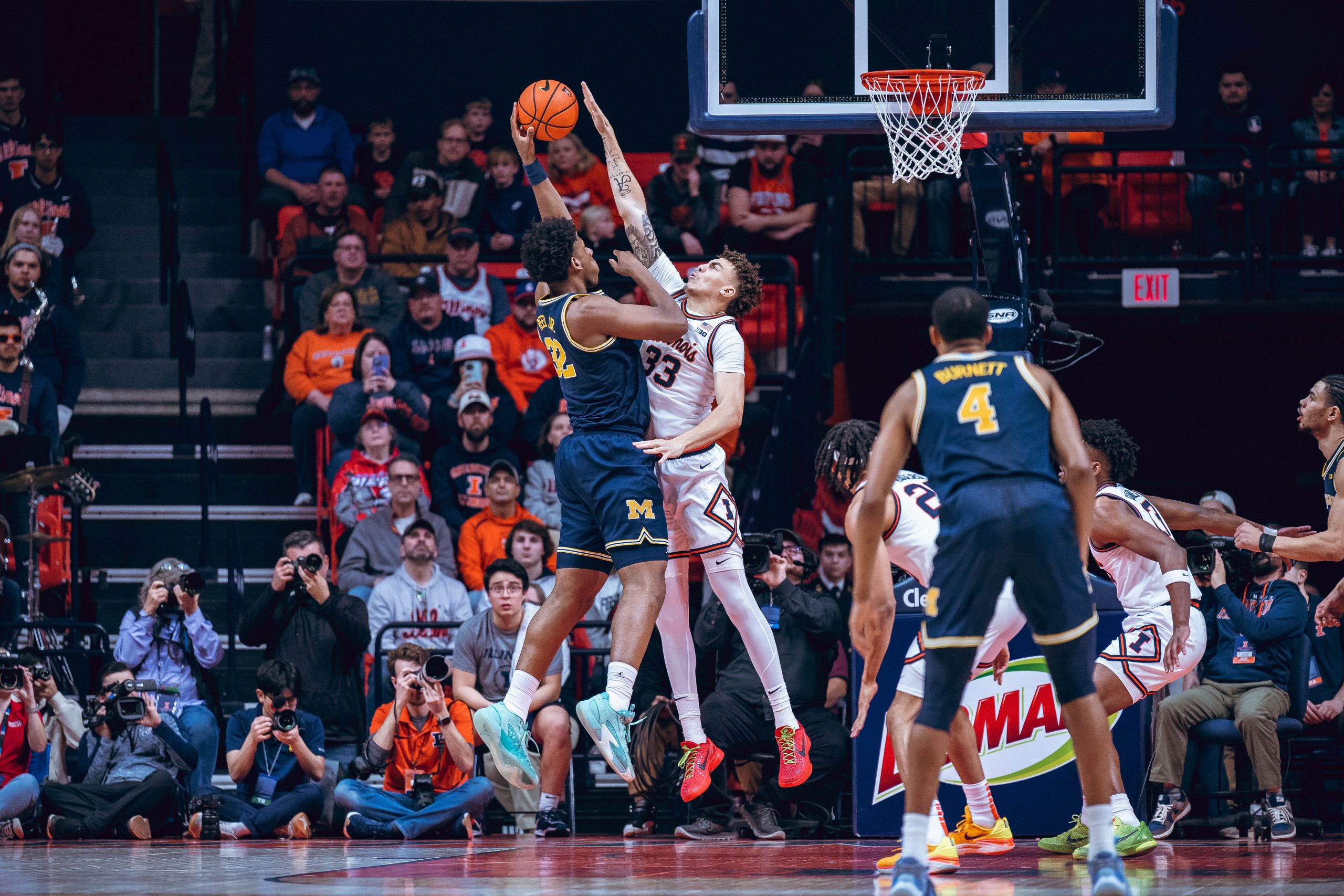 14th Ranked Illini Rebound With 97-68 Decimation of Wolverines