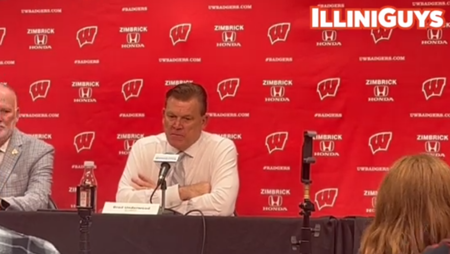 Watch: Illini coach Brad Underwood talks after Wisconsin win