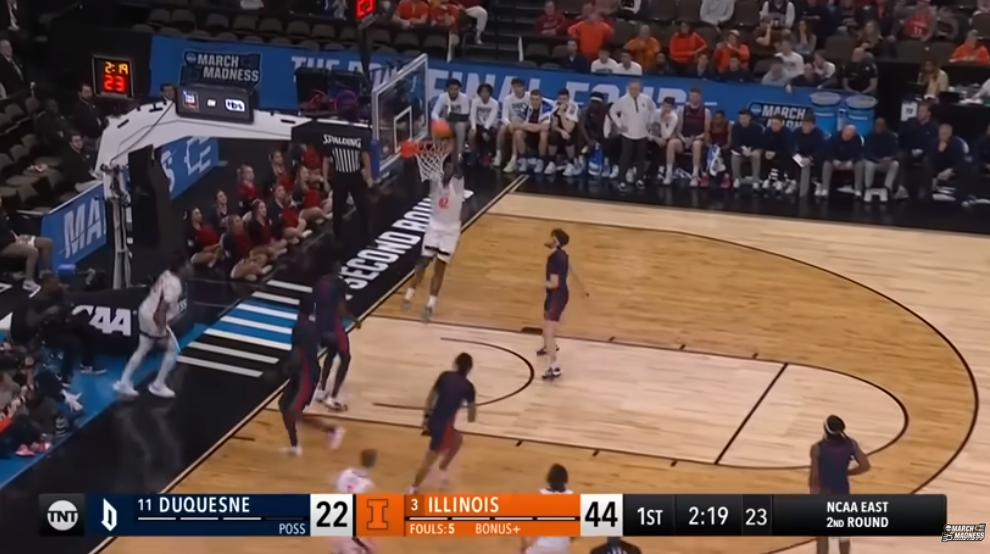 Watch: Illini vs. Duquesne NCAA 2nd round highlights