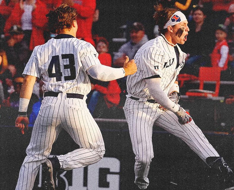 Illini Sluggers Pound Iowa 10-5; Illinois Maintain Big Ten Lead