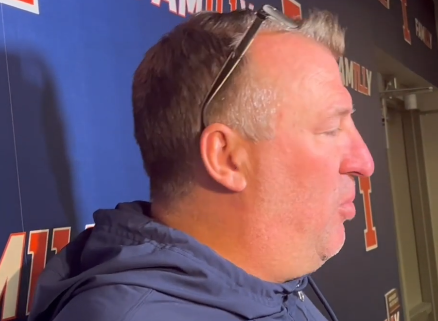 Illini’s Bret Bielema Hopeful for College Football Player Salary Cap Structure