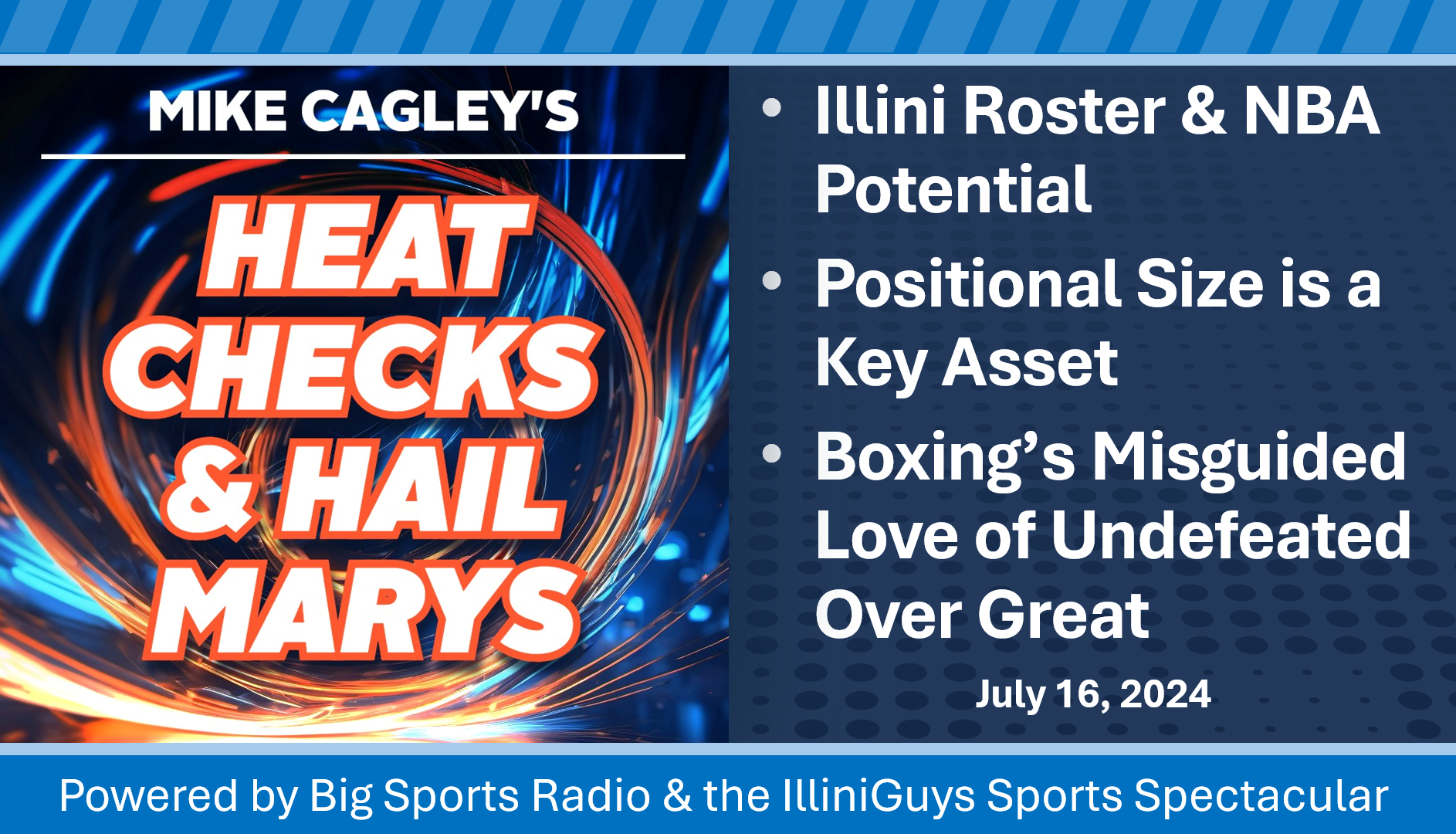 Illini Roster NBA Potential, Positional Size & Boxing's Love of Undefeated - YouTube Edition
