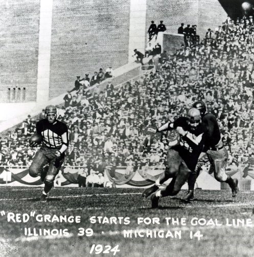 Grange's Legendary Performance in the 1924 Dedication Game