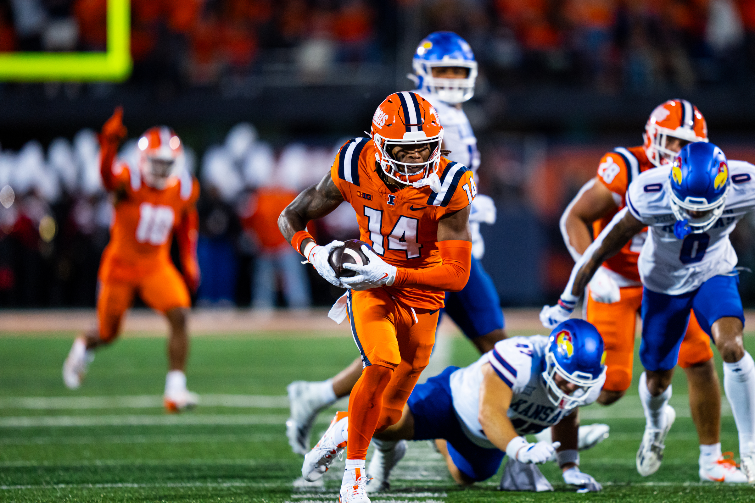 Illini Defense Propels Upset Win Over #19 Kansas, 23-17