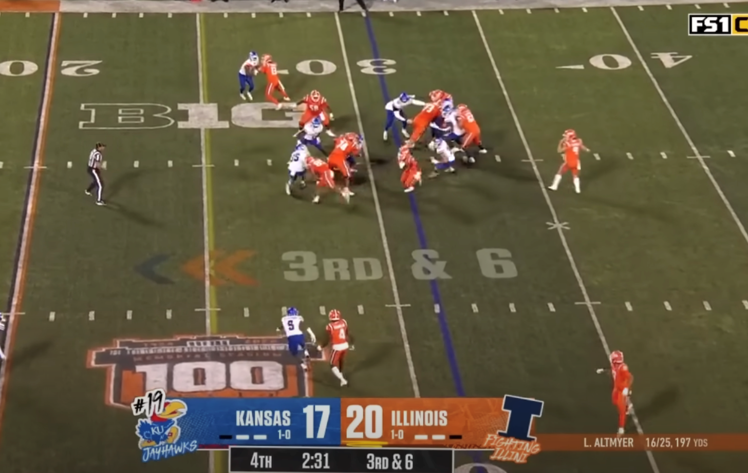 Illini Film Review - Illinois 23, No. 19 Kansas 17 - How Aaron Henry Won Round 2 vs. Jayhawks