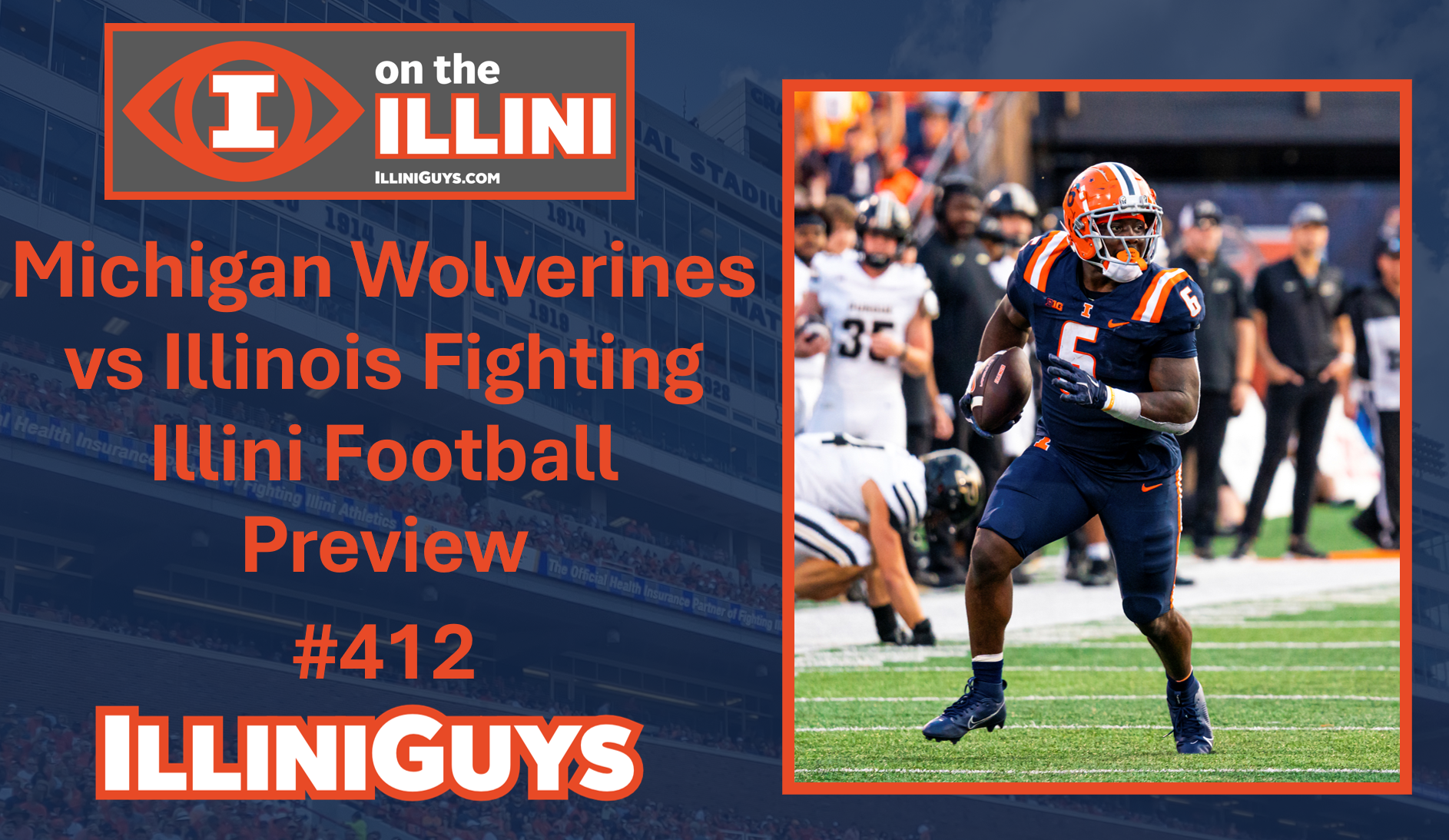 Michigan Wolverines vs Illinois Fighting Illini Football Preview #412 - YouTube Edition