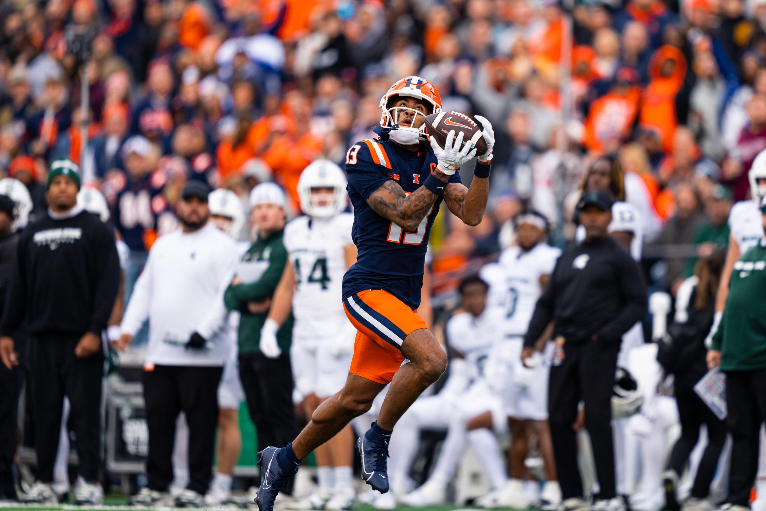 Pat Bryant Stands By His NFL Combine Time & Declines to Run 40 At Illini Pro Day