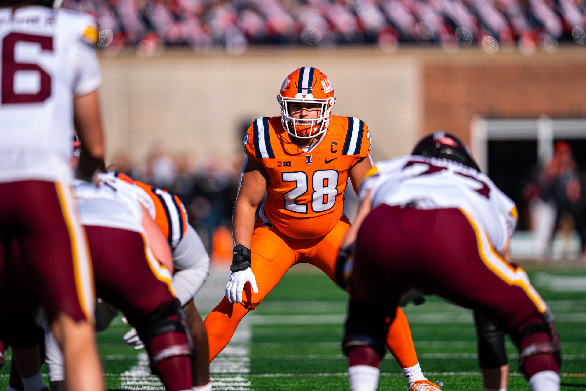 How Dylan Rosiek’s Injury Answered Questions About Illini’s Inside Linebacker Depth