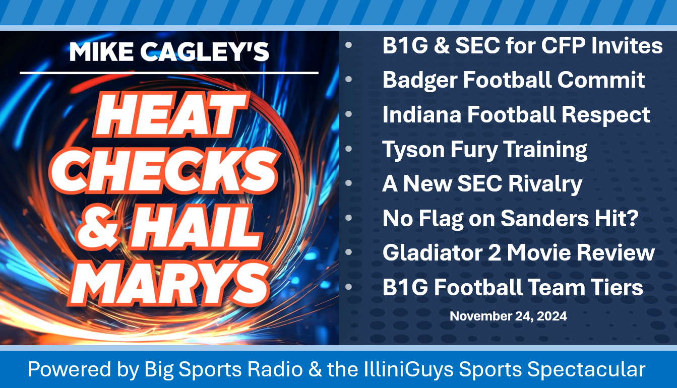 Heat Checks & Hail Marys - B1G vs SEC for CFP, Hot Takes and B1G FB Tiers - YouTube Edition