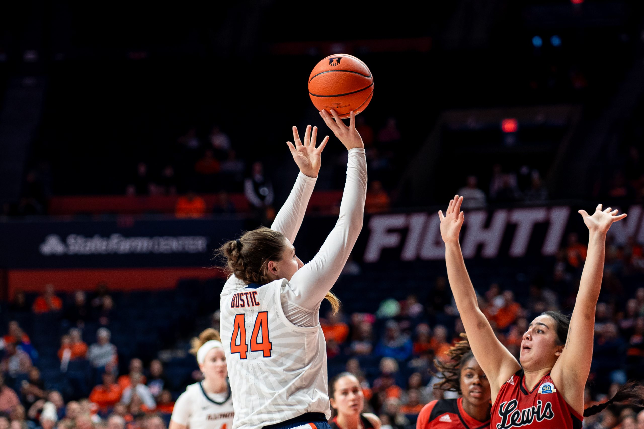 Bostic Leads Illini To 80-53 Exhibition Win Over Lewis University