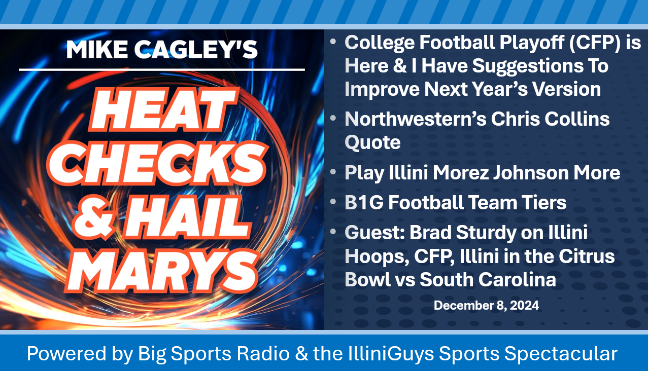 College Football Playoffs, Coach Collins Quote, Play Morez Johnson More & Has Drew Allar Arrived & Sturdy Stops In to Talk Illini BB & FB with CFP - YouTube Edition