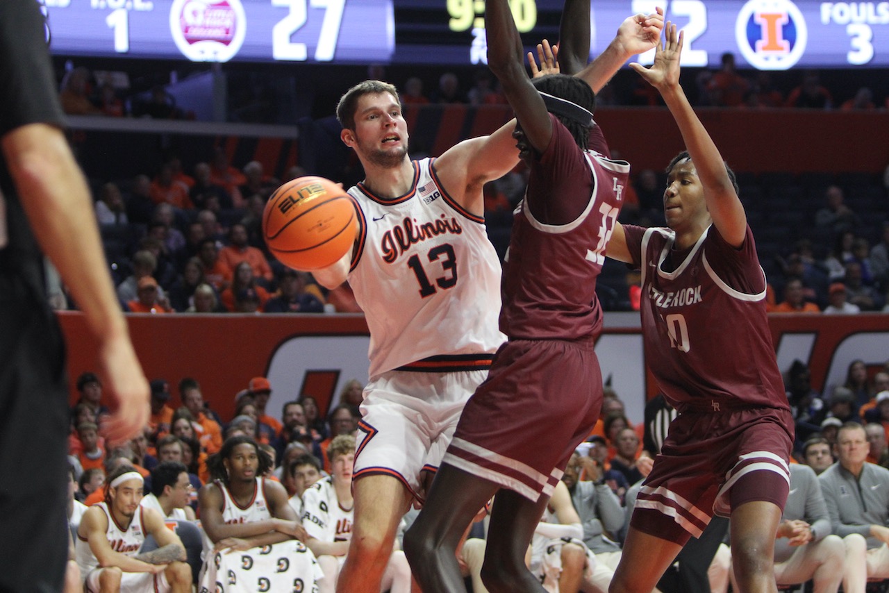 Illini Center Tomislav Ivisic to Miss Northwestern Game