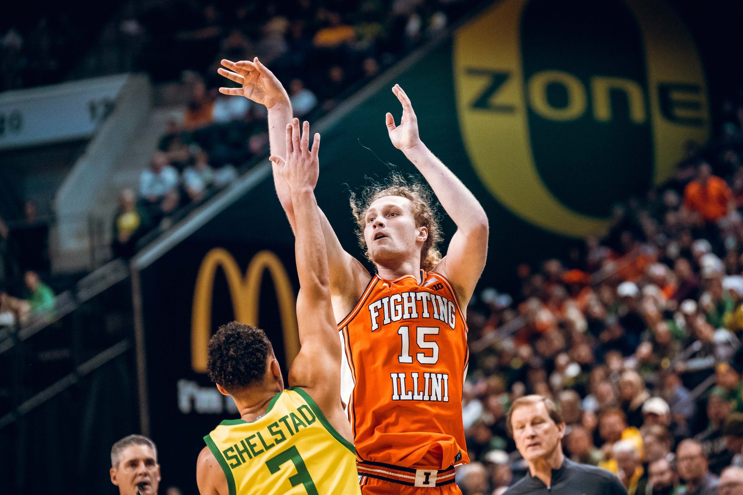 #22 Illini Post Record-Setting Rout at 9th Ranked Oregon, 109-77