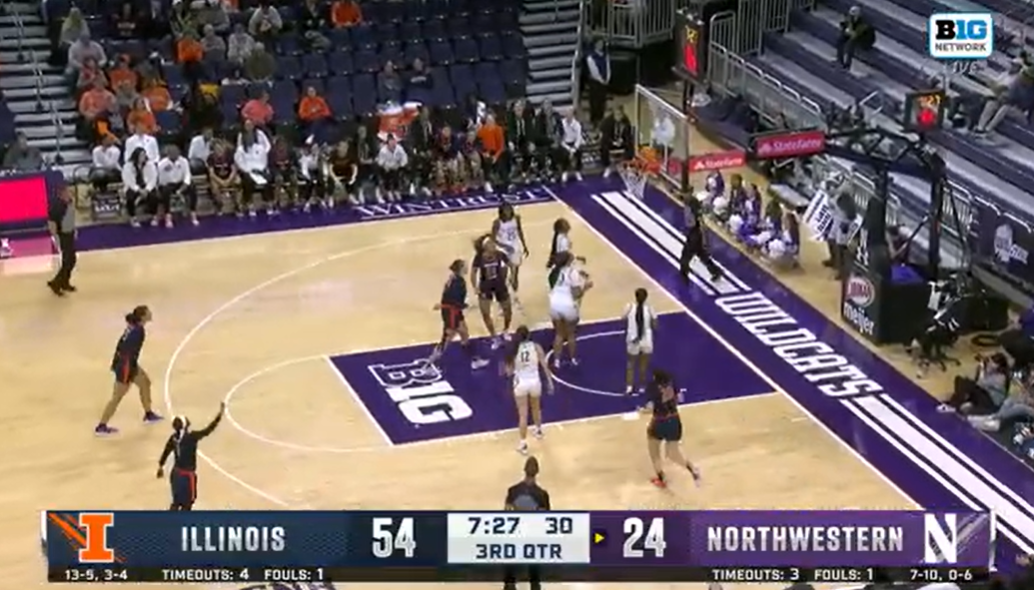 Illini at Northwestern highlights