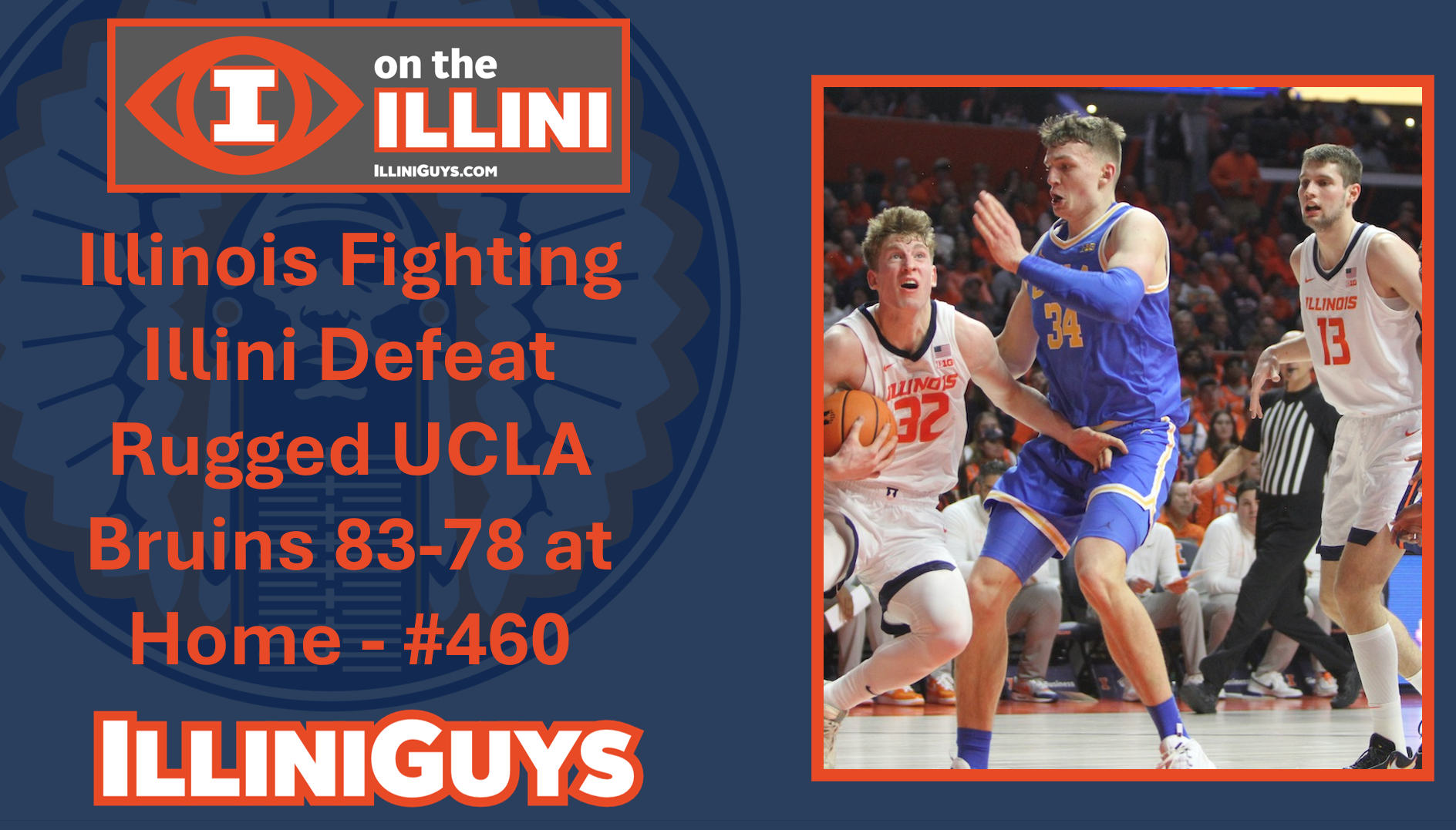 Illinois Fighting Illini Defeat Rugged UCLA Bruins 83-78 at Home - #460 - YouTube Edition