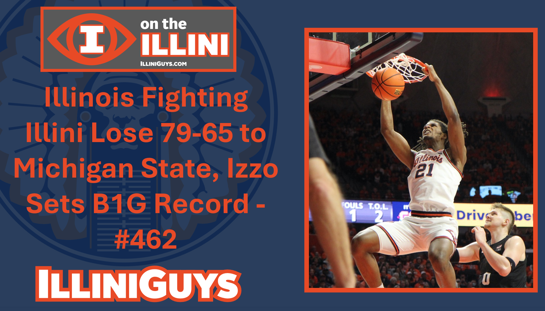 Illinois Fighting Illini Lose 79-65 to Michigan State, Izzo Sets B1G Record - #462 - YouTube Edition