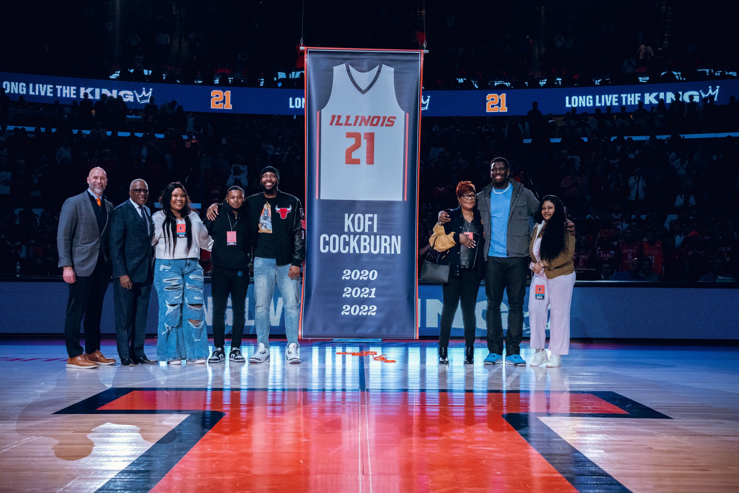 Kofi Cockburn Adds to Illini Legacy With Jersey Retirement Honor