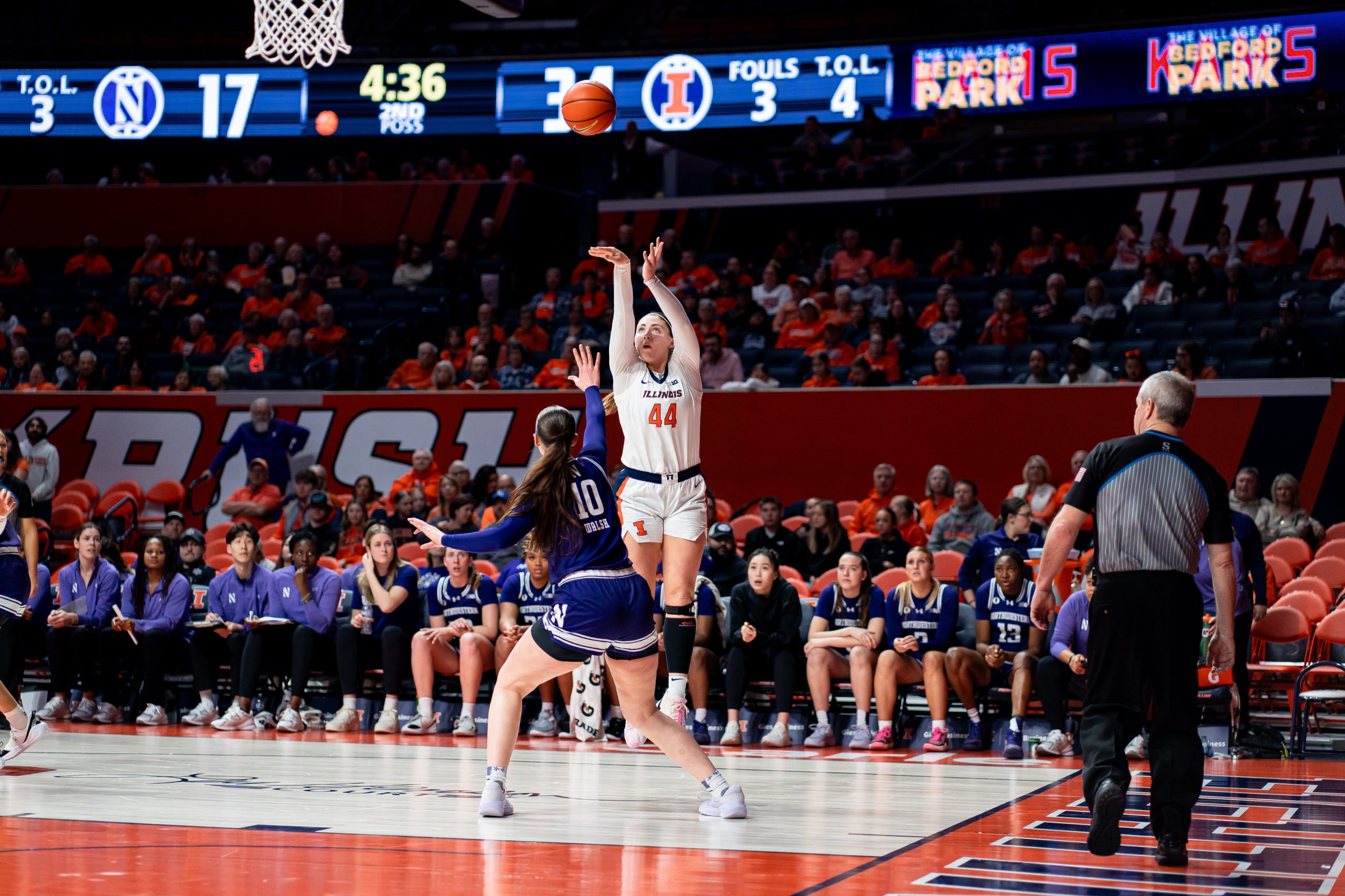 Illini Hold Off Late Rally to Down Northwestern, 73-60