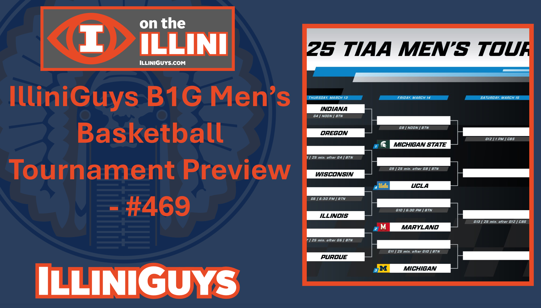 IlliniGuys B1G Men’s Basketball Tournament Preview - #469 - YouTube Edition