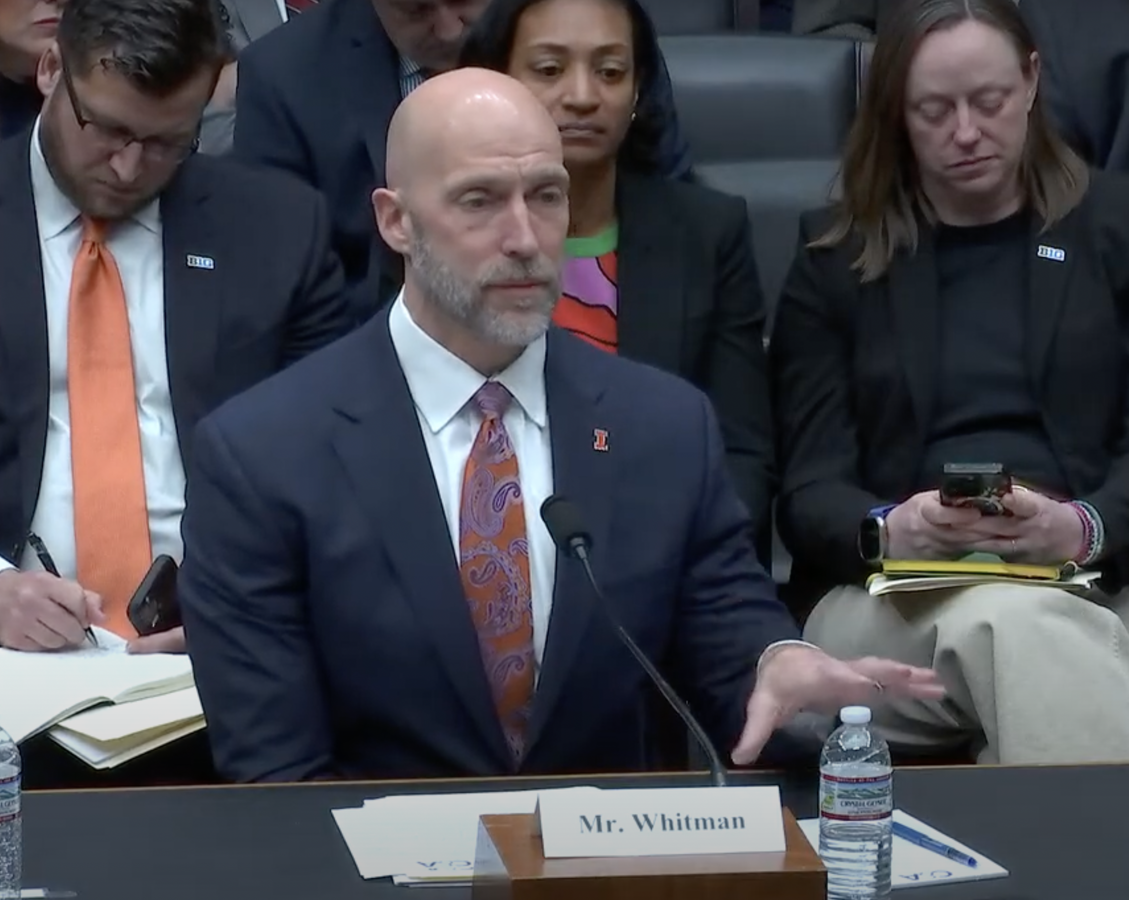 Illini AD Josh Whitman Asks For Congressional Help With College Sports