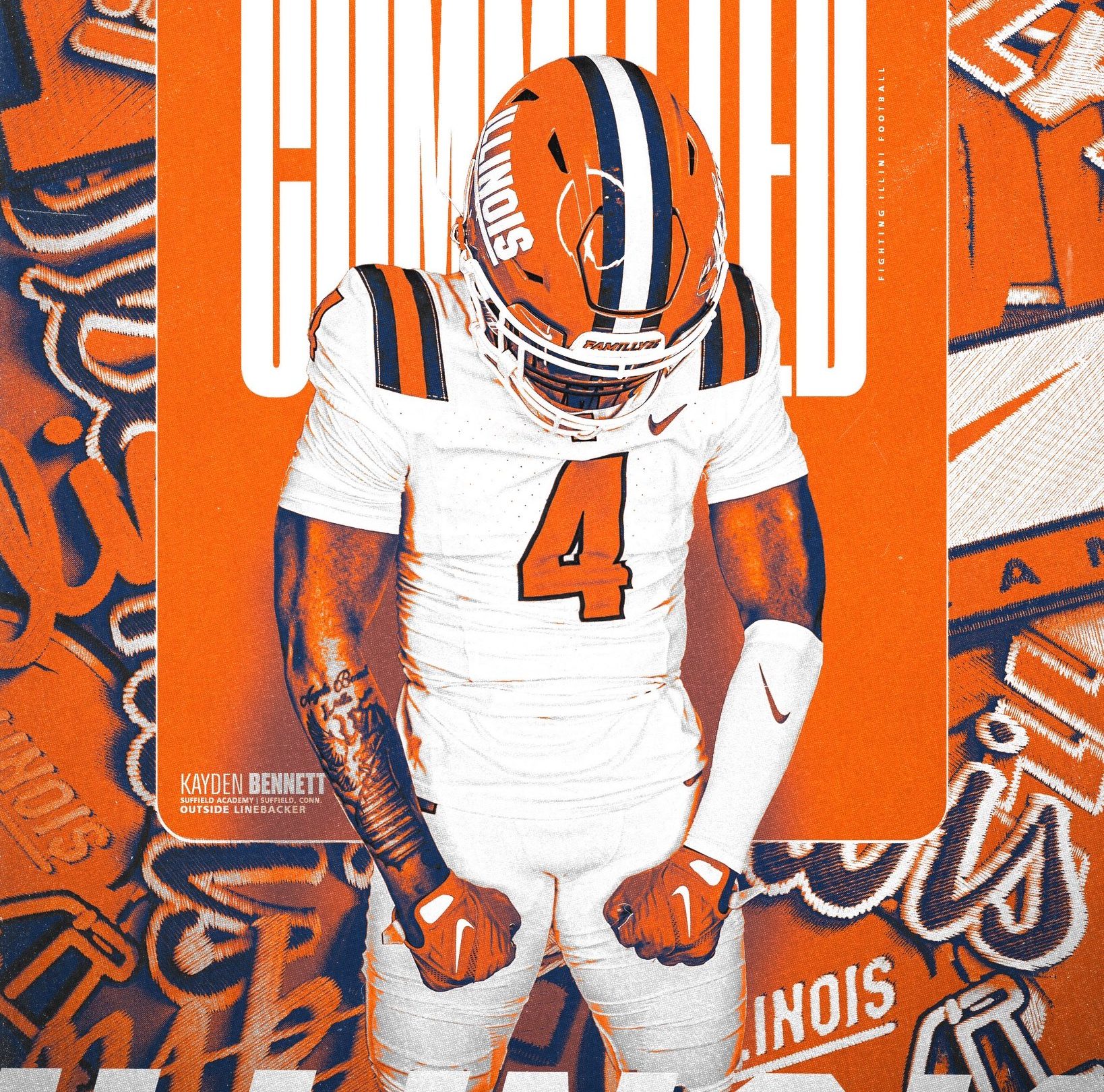 Ked's Recruiting Roundup: 2026 Outside Linebacker Kayden Bennett Commits to Illinois