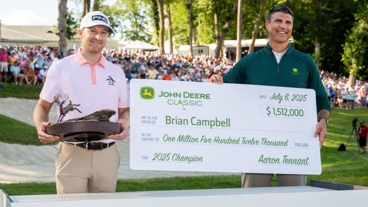 Former Illini Brian Campbell Gets Second PGA Tour Win at John Deere Classic