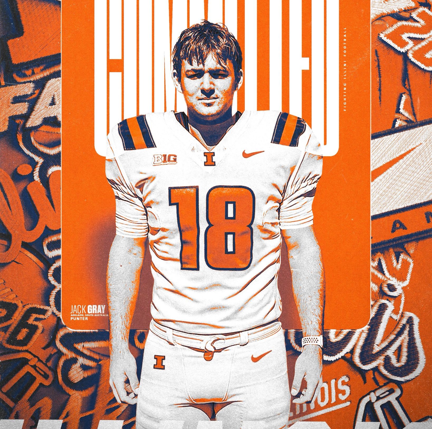 Ked's Recruiting Roundup: Illinois Football Adds Another Piece to 2026 Class with Australian Punter Jack Gray