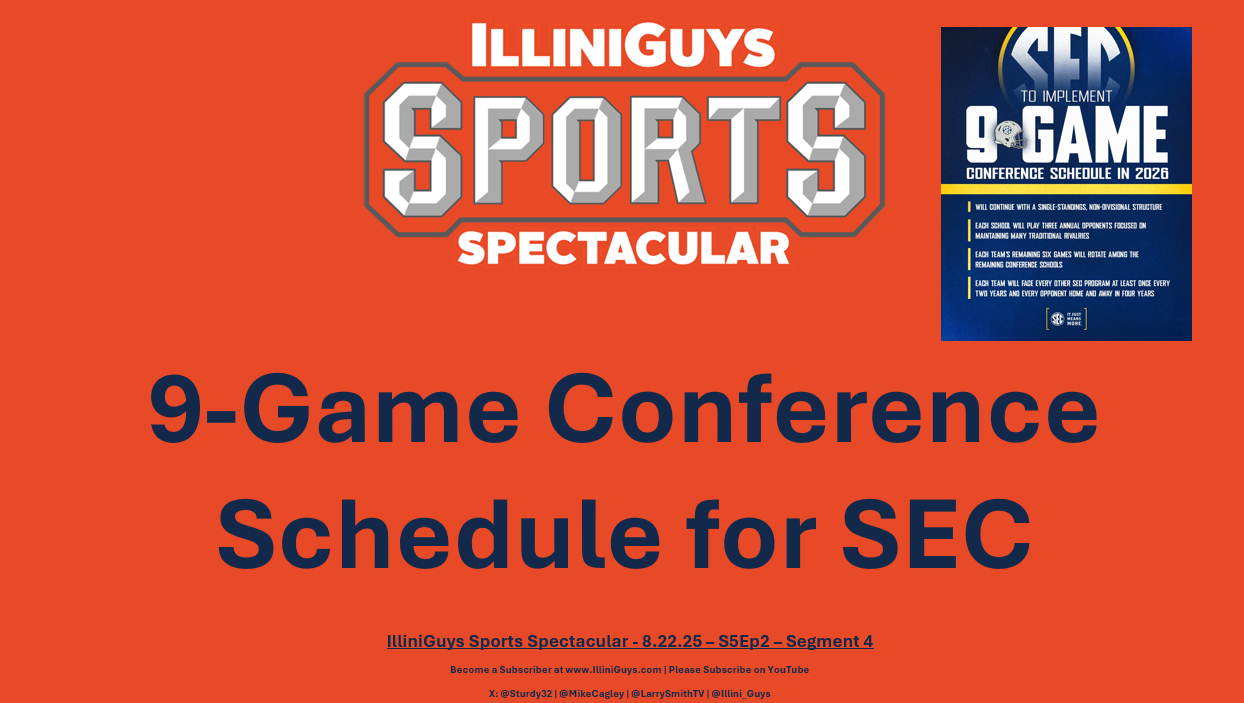 SEC Goes to 9 Conference Games & 40th HS Anniversary - S5Ep2 - 8.22.25 - Seg 4