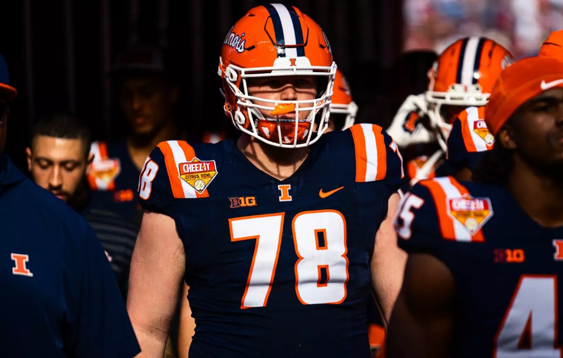 On Guard: Illini Coaches Excited Over Eddie Tuerk Making Transition From DL to OL