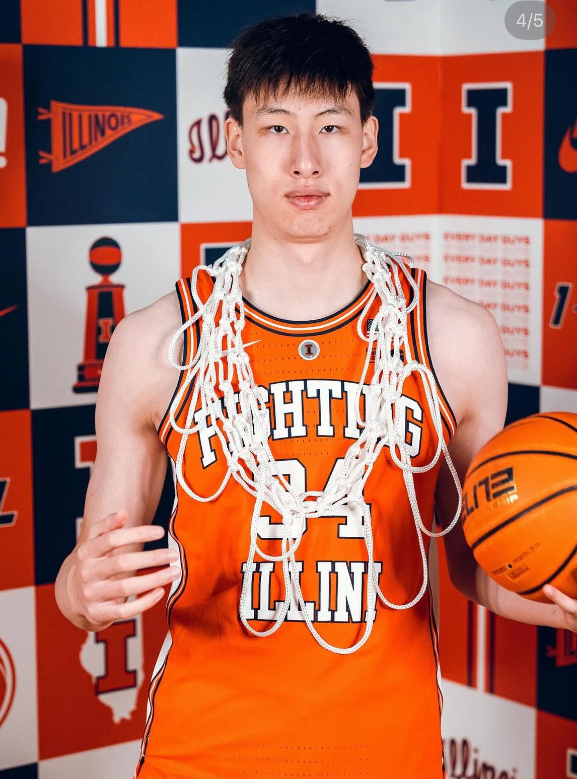 'It's really impressive' - Chinese Four-Star Center Sinan Huan Enjoys Illinois Visit