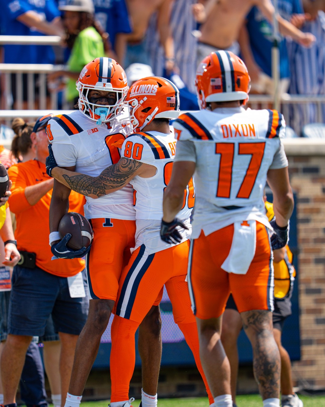 No. 11 Illini Take Advantage of Duke Mistakes to Score 45-19 Road WIn