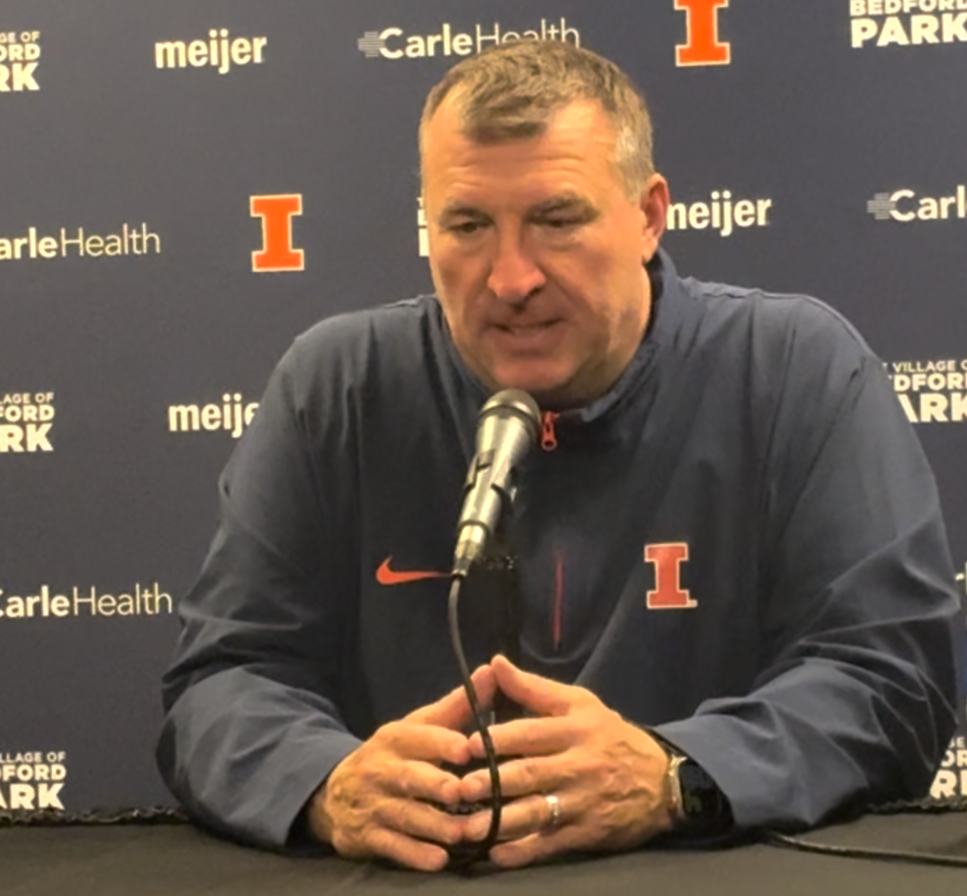Bielema Not Likely Calling Illini Defense Himself on Game Days: ‘That gives a little bit of mixed messages to the players’