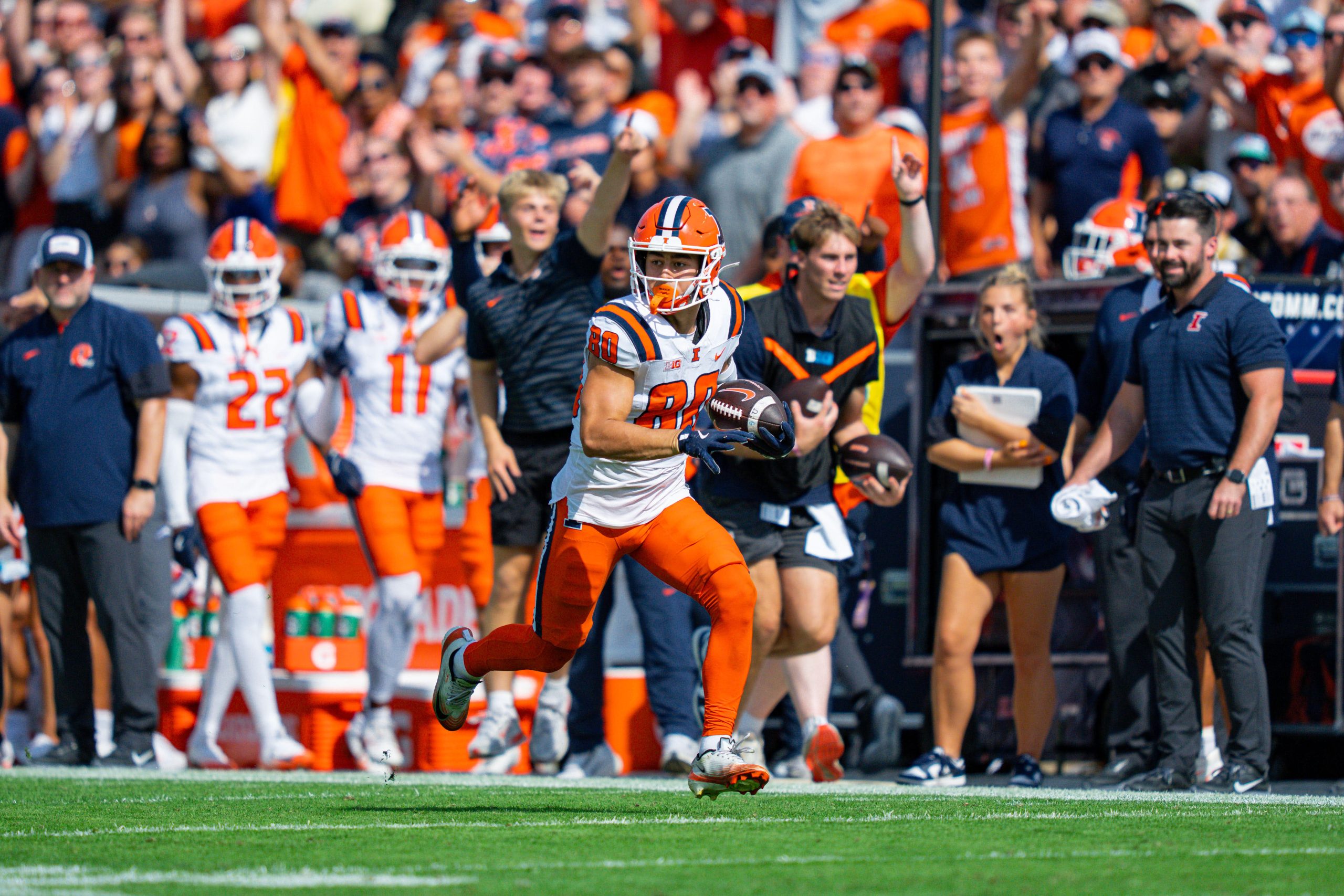 Hank Beatty Becoming The Illini’s ‘Alpha’ Receiver Luke Altmyer Asked For in Preseason