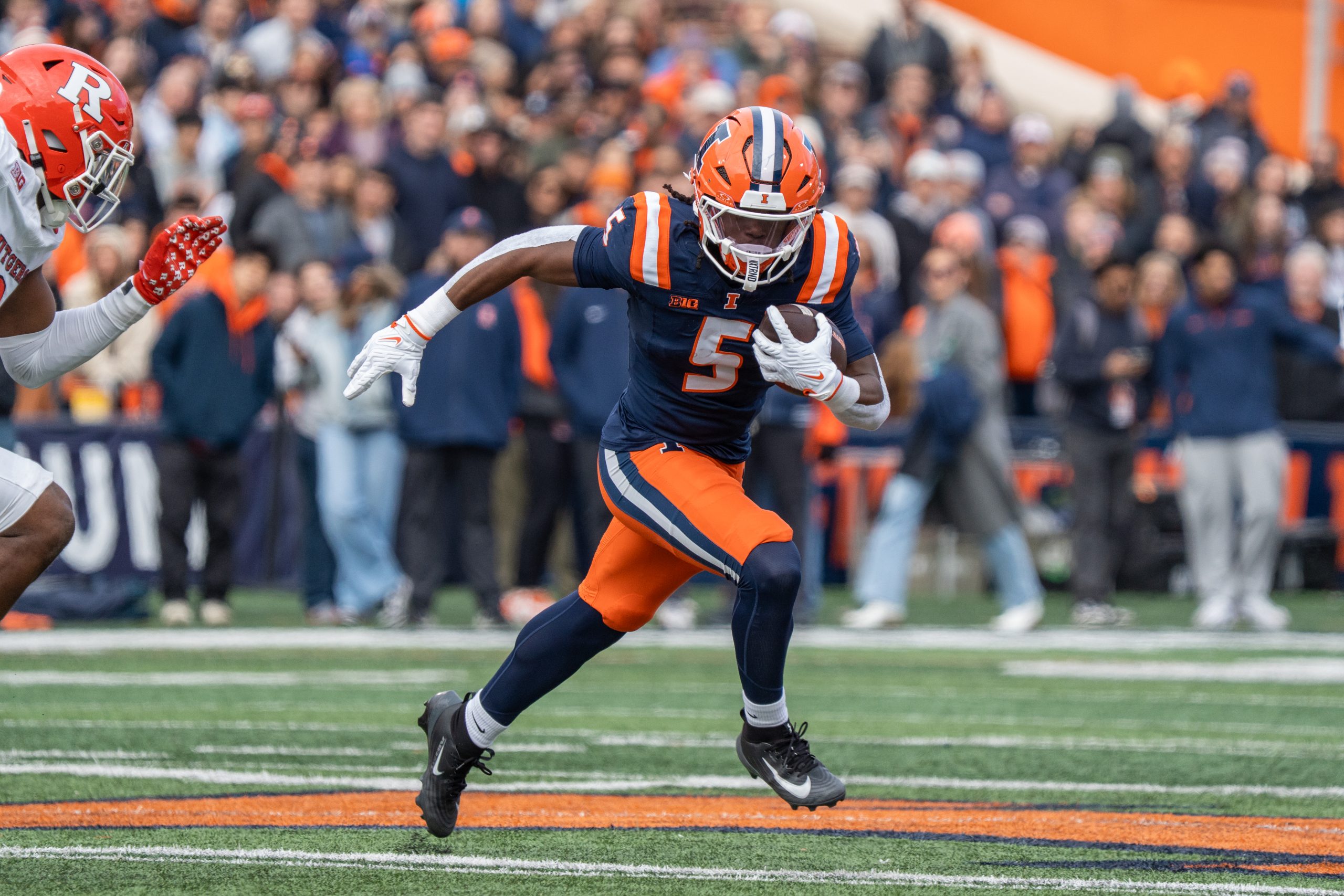 Illini RB Ca'Lil Valentine Named to Doak Walker Award Watch List