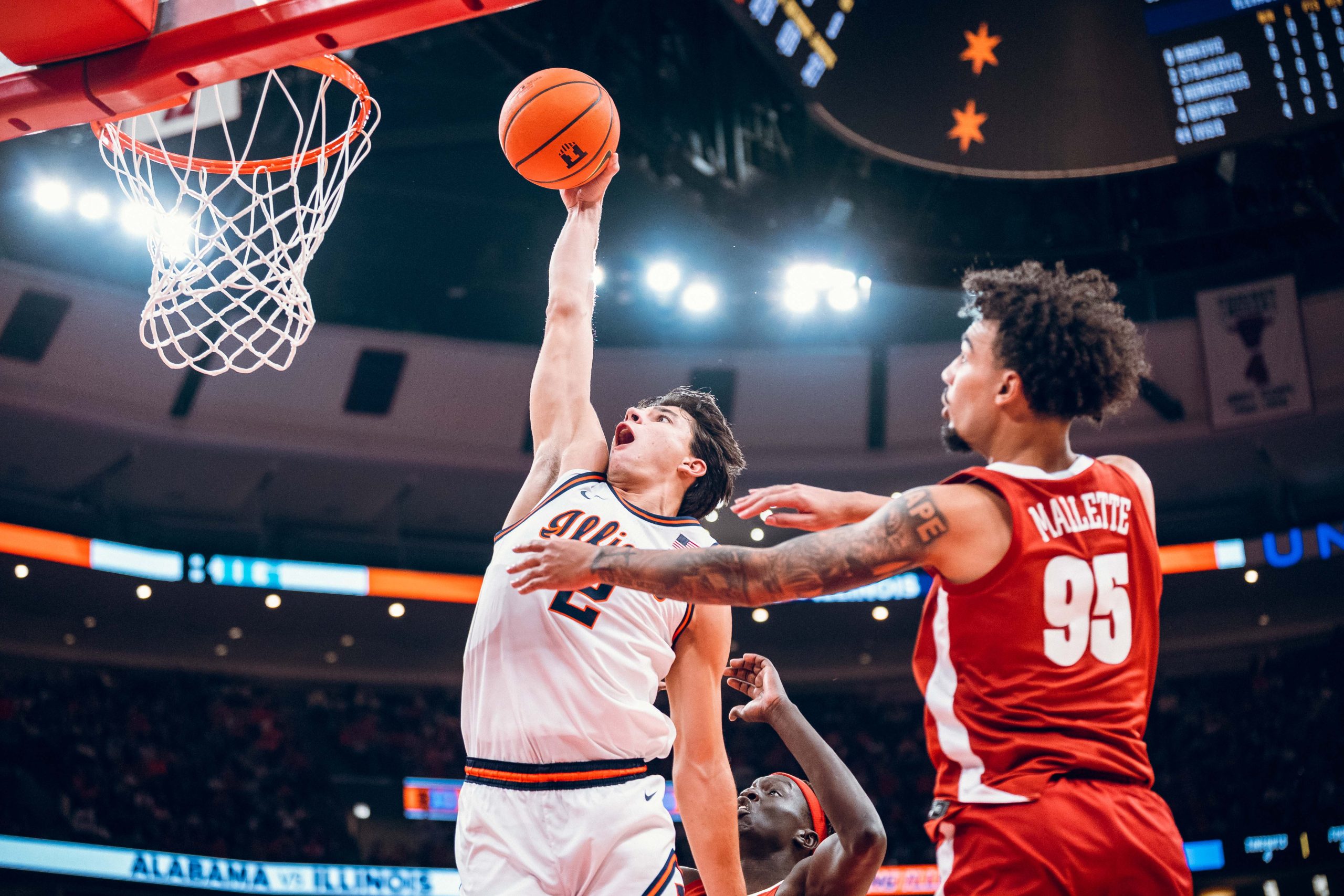 Late Rally Falls Short as Illini Make Chilly United Center Return in 90-86 Loss to Alabama